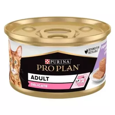 Pro Plan Delicate Hindili Seçici Kedi Yetişkin Kedi Konservesi 85 gr