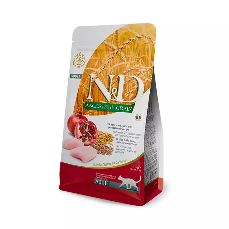 Ancestral Grain Az Tahıllı Tavuklu ve Narlı  Yetişkin Kedi Maması 1,5 Kg - 1