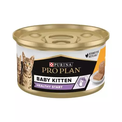 Baby Kitten Tavuklu Yeni Doğan Yavru Kedi Konservesi 85 Gram