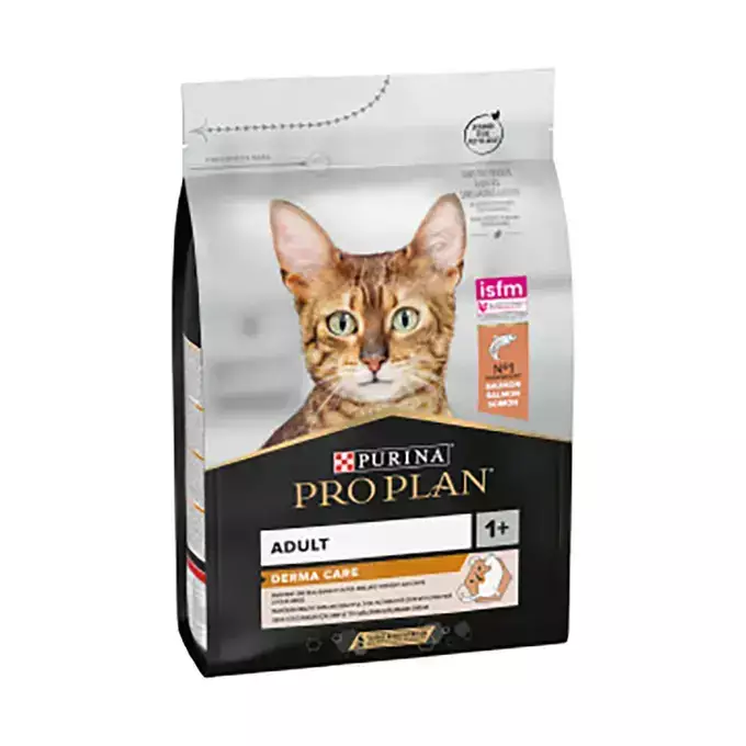 Pro Plan Derma Somonlu Yetişkin Kedi Maması 10 Kg - 1