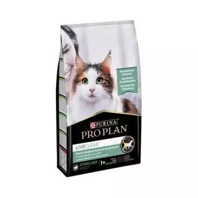 LiveClear Sterilised Hindi Etli Alerjen Azaltan Kısır Kedi Maması 7 Kg