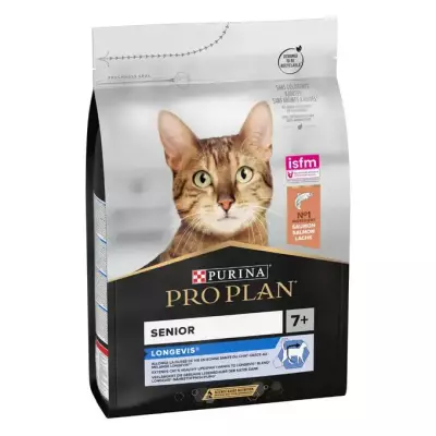 7+ Longevis Senior Somonlu Yaşlı Kedi Maması 3 Kg