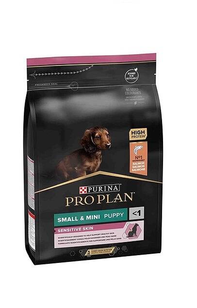 Small Mini Sensitive Skin Somonlu Küçük Irk Yavru Köpek Maması 3 Kg - 1